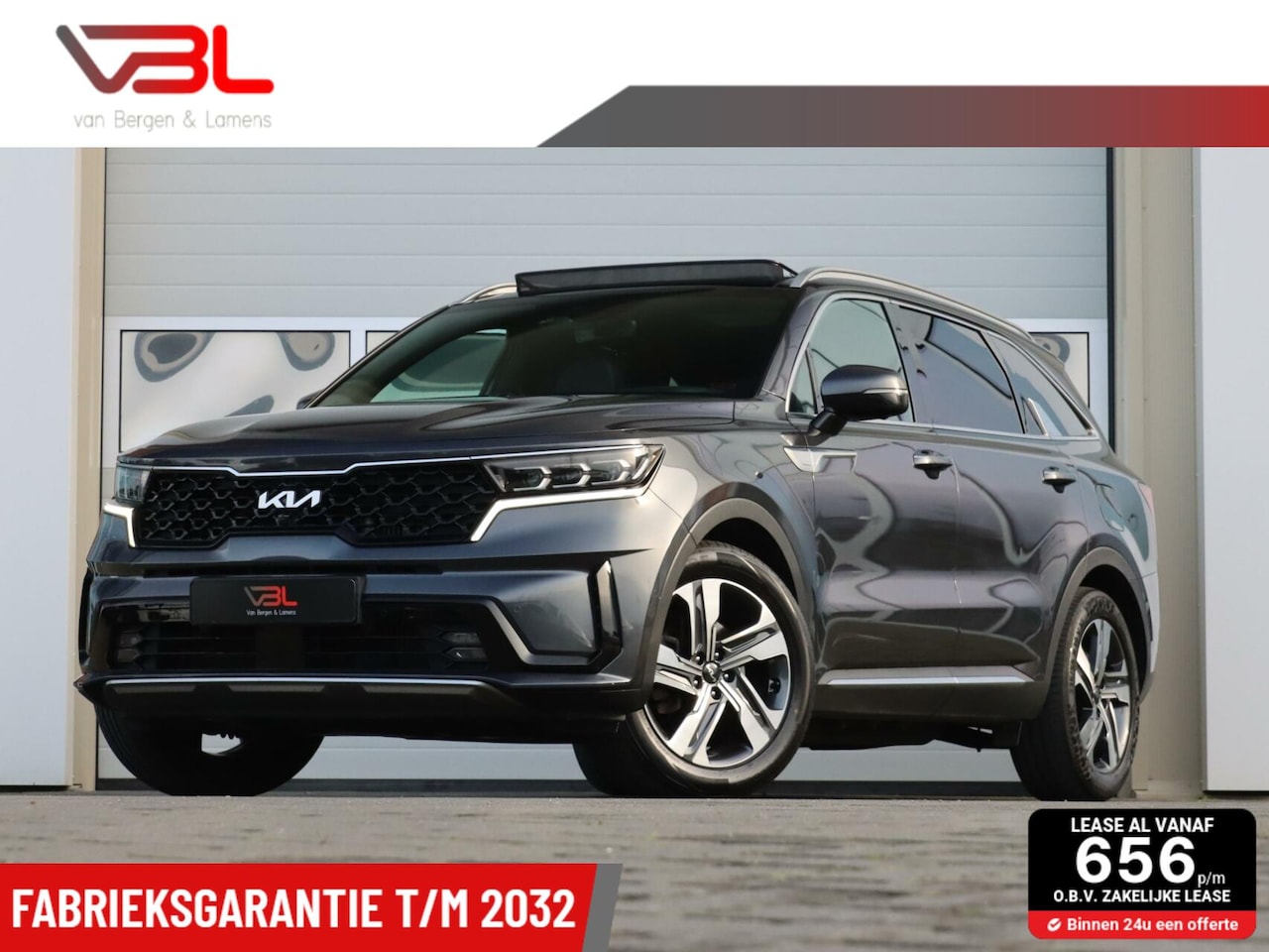 Kia Sorento - 1.6 T-GDI 265PK Plug-in Hybrid 4WD ExecutiveLine | Panoramadak | - AutoWereld.nl