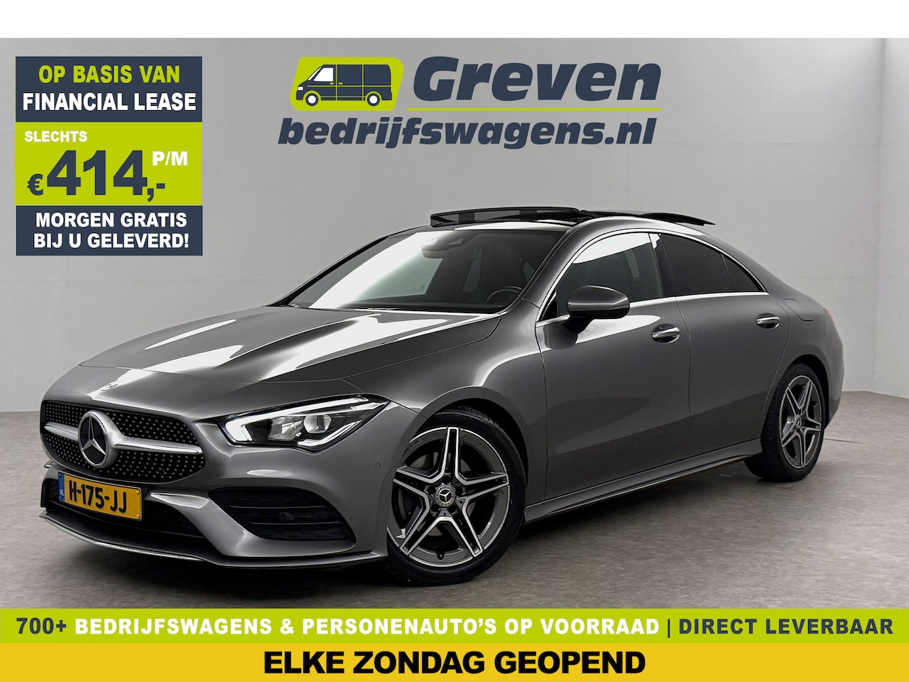 Mercedes-Benz CLA-Klasse - 180 AMG Pano Sfeer Camera LED Carplay Virtual Clima Cruise Navi PDC 18''LMV - AutoWereld.nl
