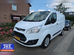 Ford Transit Custom - 2.0 TDCI AUT|KAST INRICHTING|BLUETOOTH|AIRCO|PDC|DEALER ONDERHOUDEN