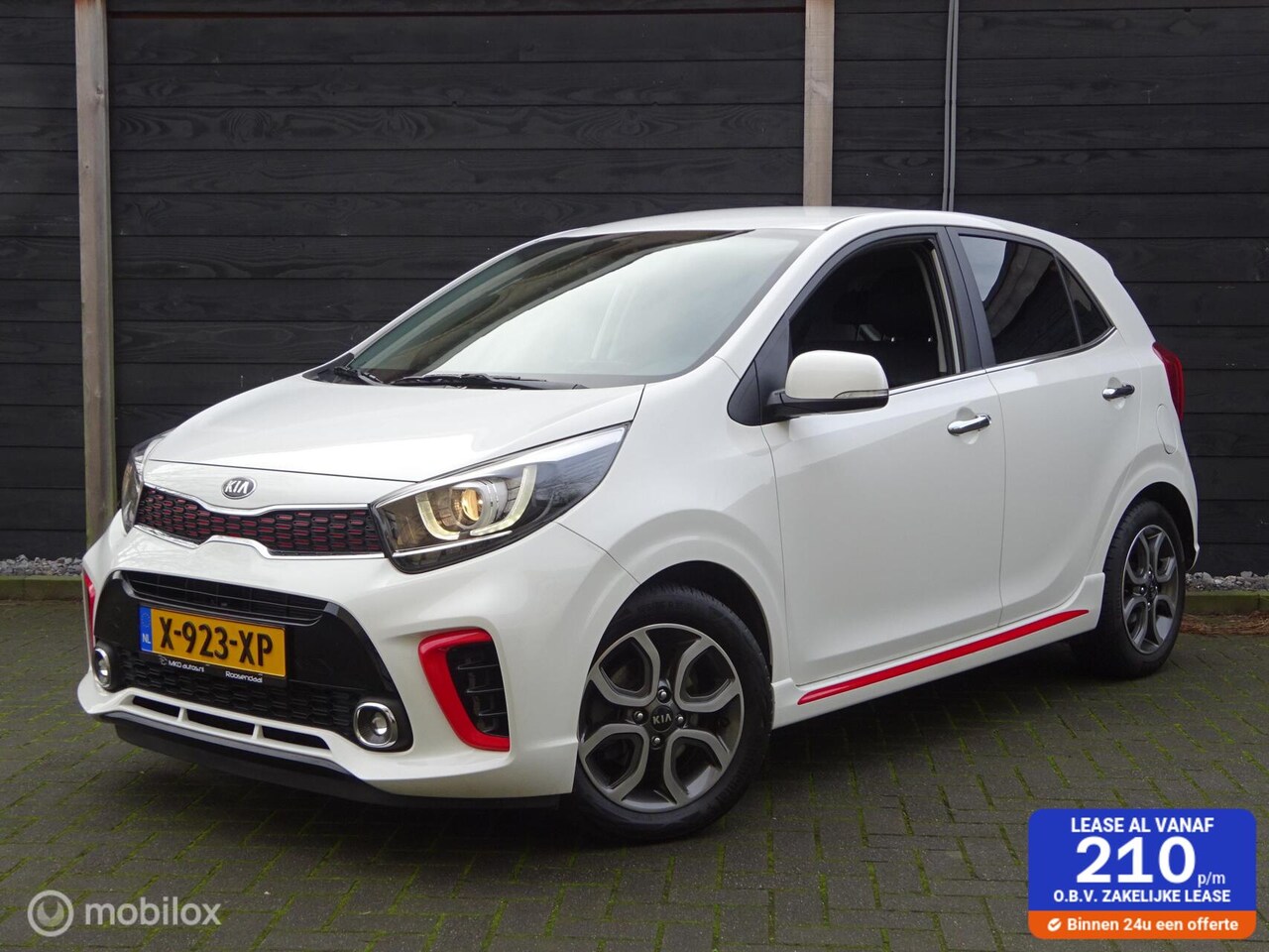 Kia Picanto - 1.0 GT-Line FM nav / Clima / LM / Leder / camera / 43.850 KM 2e eig. - AutoWereld.nl