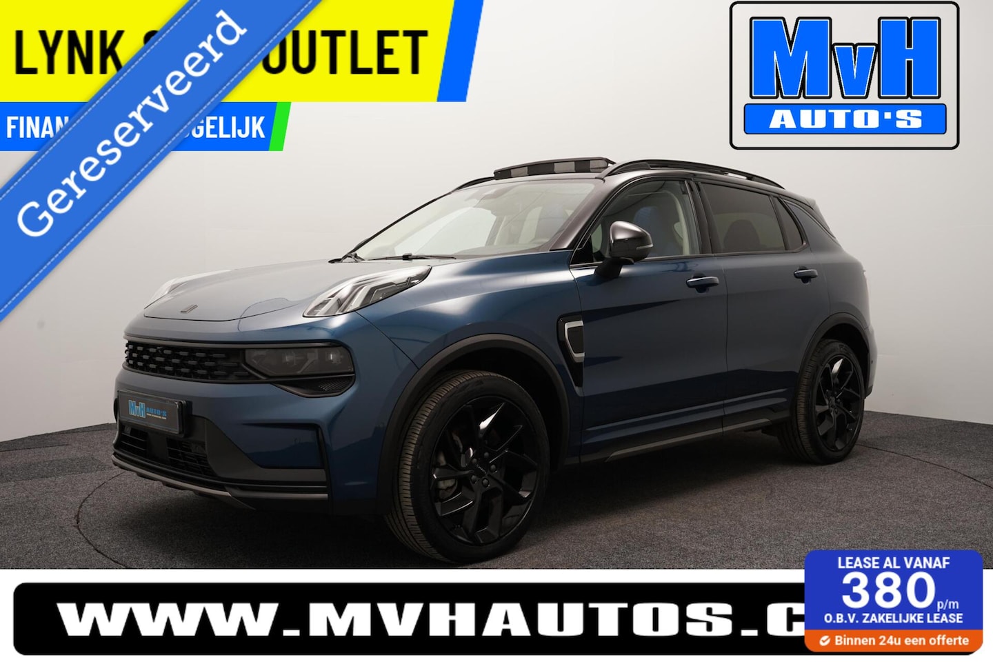 Lynk & Co 01 - 1.5 Plug-in Hybride|FULL BLACK XXL|360°CAM|PANO|NAP - AutoWereld.nl