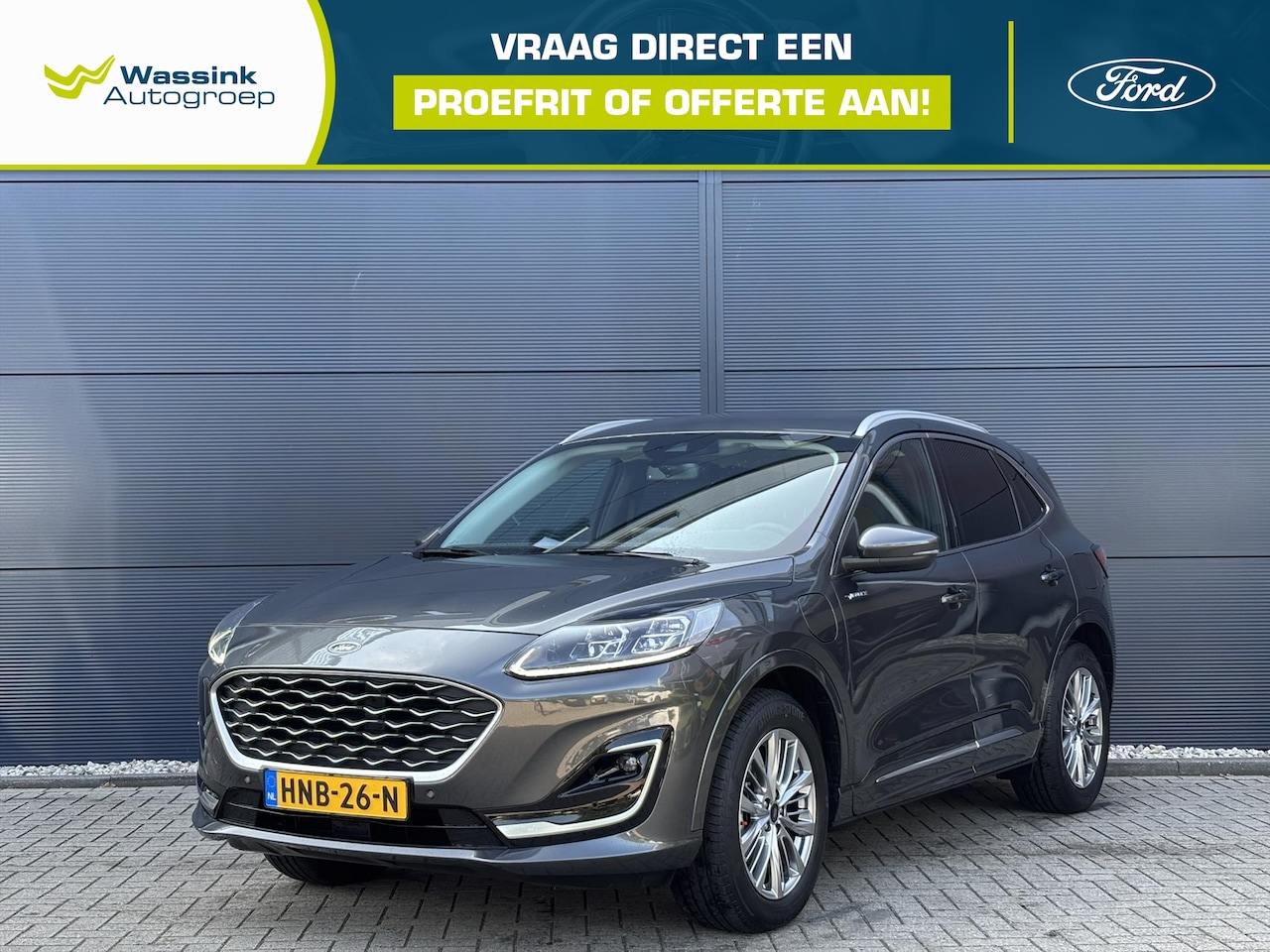 Ford Kuga - 2.5 PHEV e-CVT 225pk Vignale | Navigatie | Lederen bekleding | - AutoWereld.nl