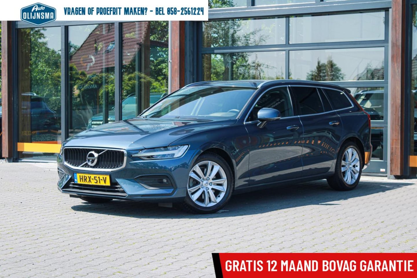 Volvo V60 - 2.0 B4 Momentum Business MildHybrid|360GradenCamera|Blis|Navi - AutoWereld.nl