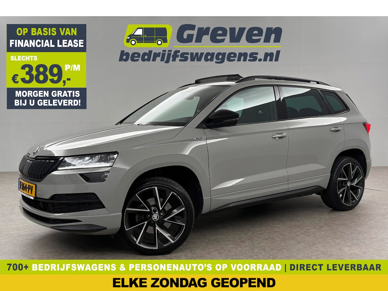 Skoda Karoq - 1.5 TSI ACT 150PK Sportline DSG Pano LED Sfeer Trekhaak Virtual Canton-Audio Camera Carpla - AutoWereld.nl