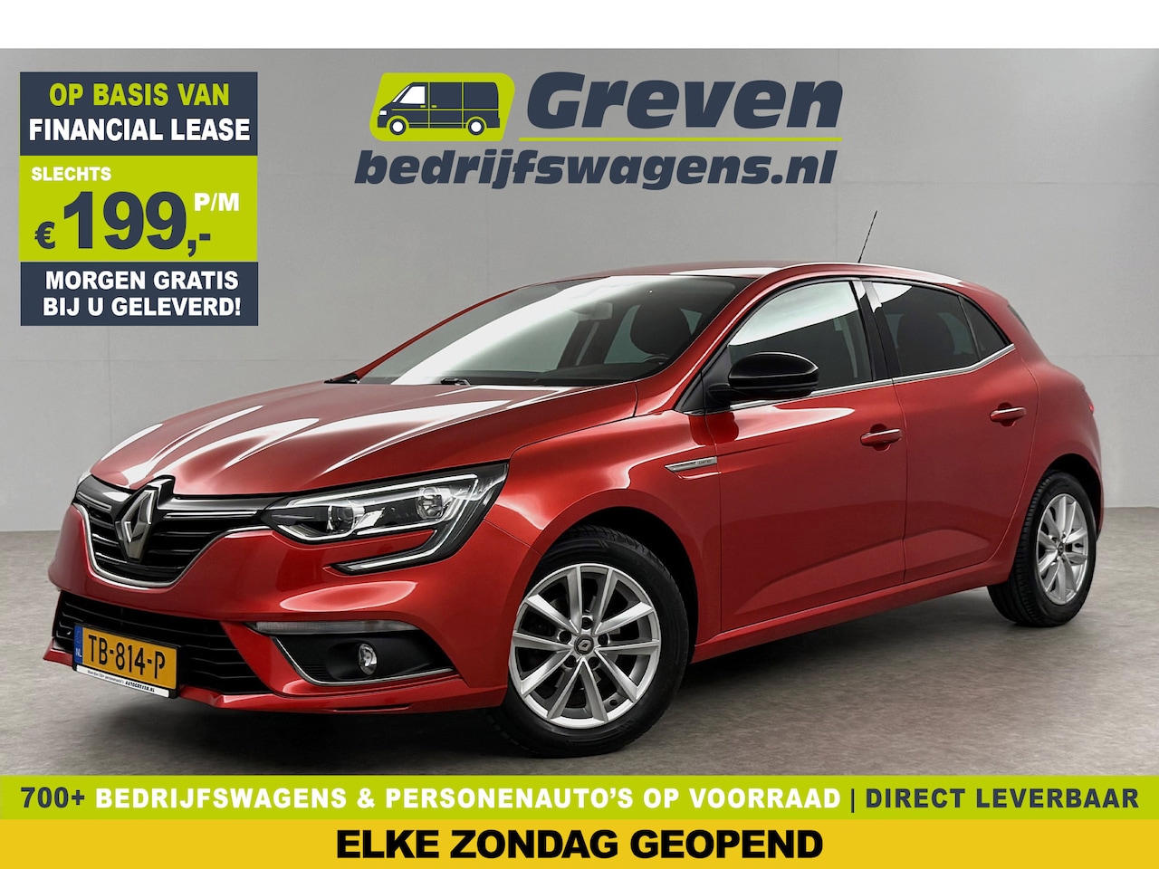 Renault Mégane - 1.2 TCe Limited Clima Cruise Navi PDC 16''LMV - AutoWereld.nl