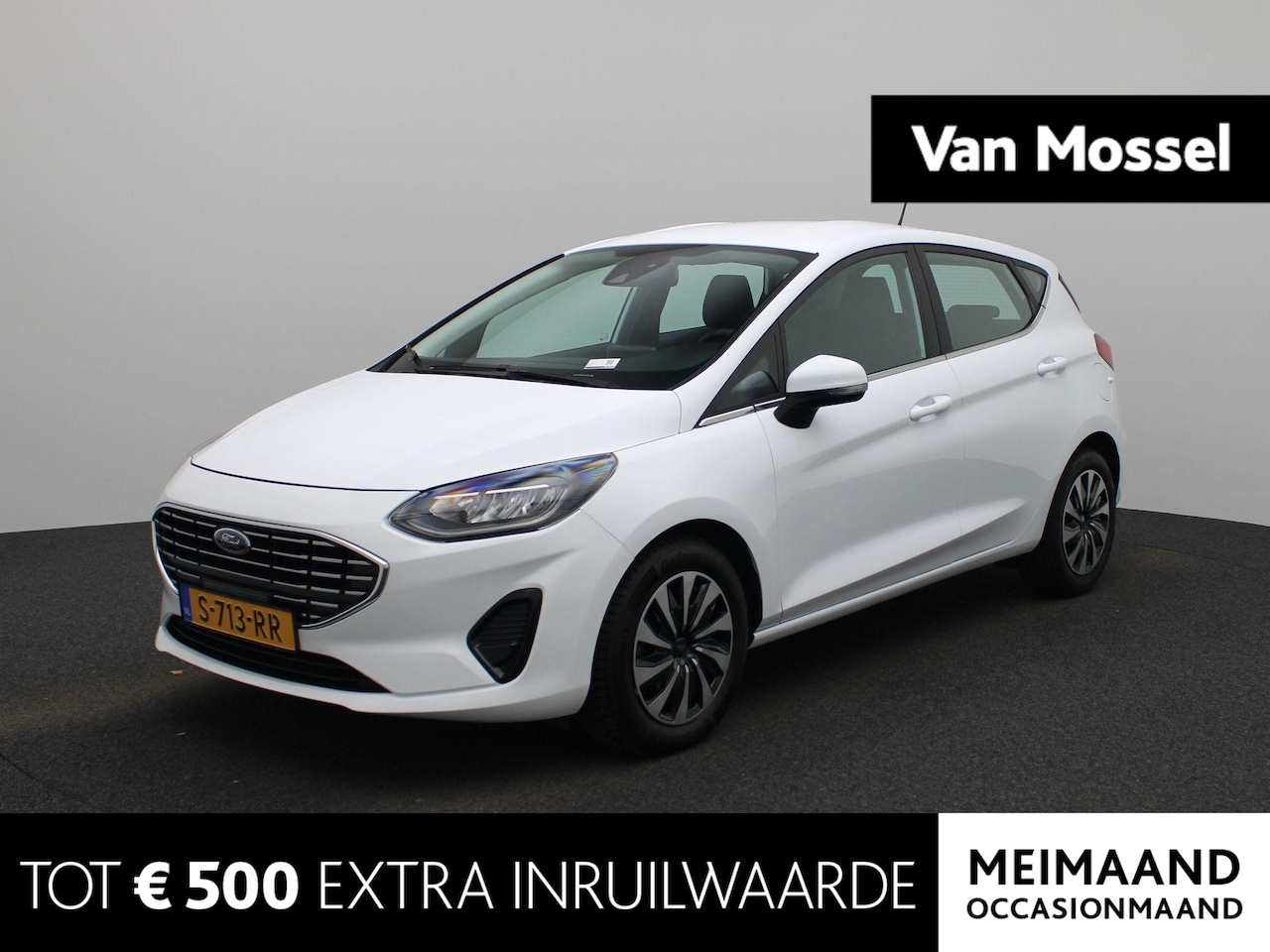 Ford Fiesta - 1.0 EcoBoost Hybrid Titanium | Cruise control | Parkeer sensoren | Bluetooth | Climate con - AutoWereld.nl