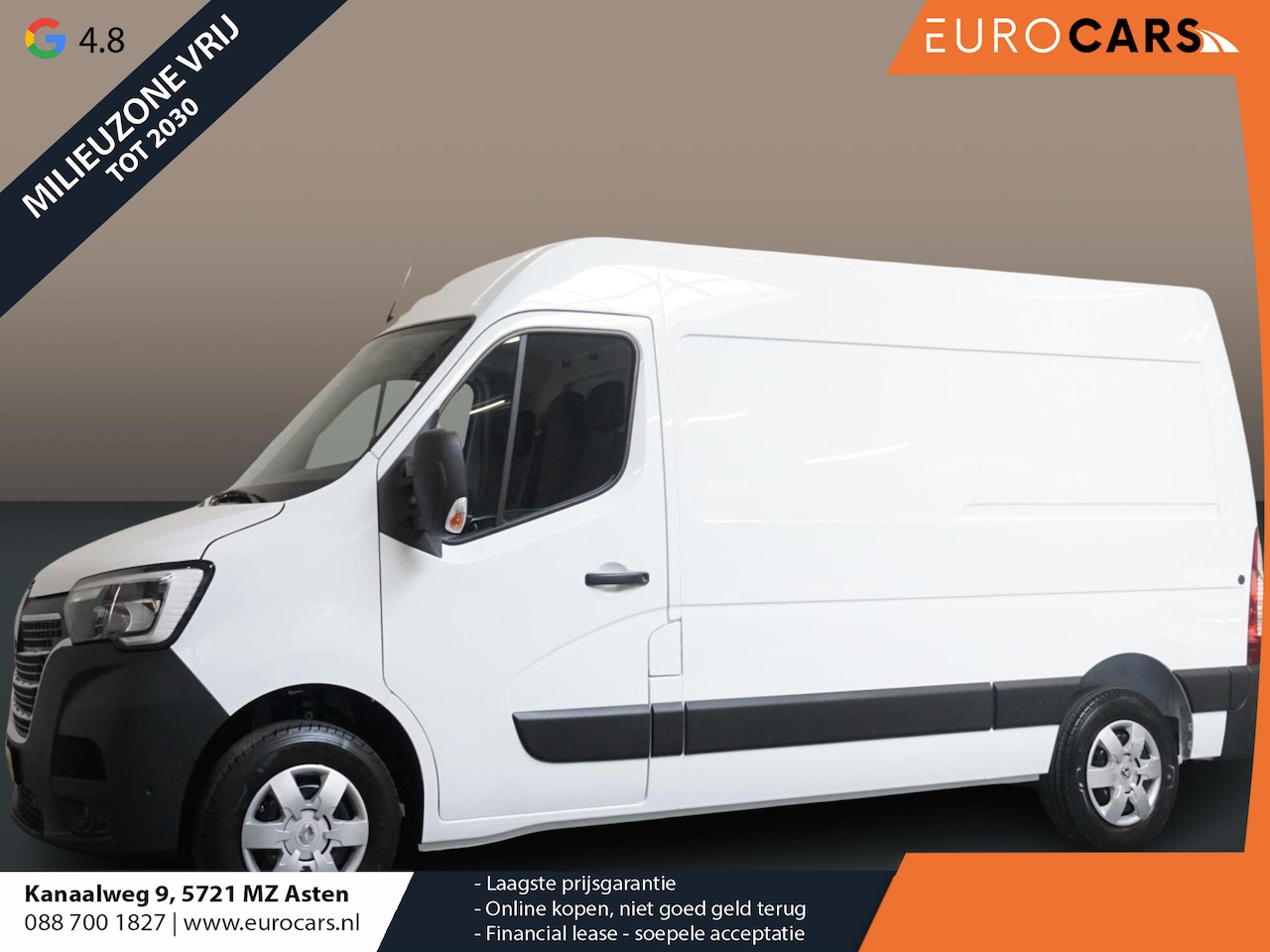 Renault Master - T33 2.3 dCi 135PK L2H2 Work Edition Airco Cruise Camera Navi Parkeersensoren Trekhaak - AutoWereld.nl