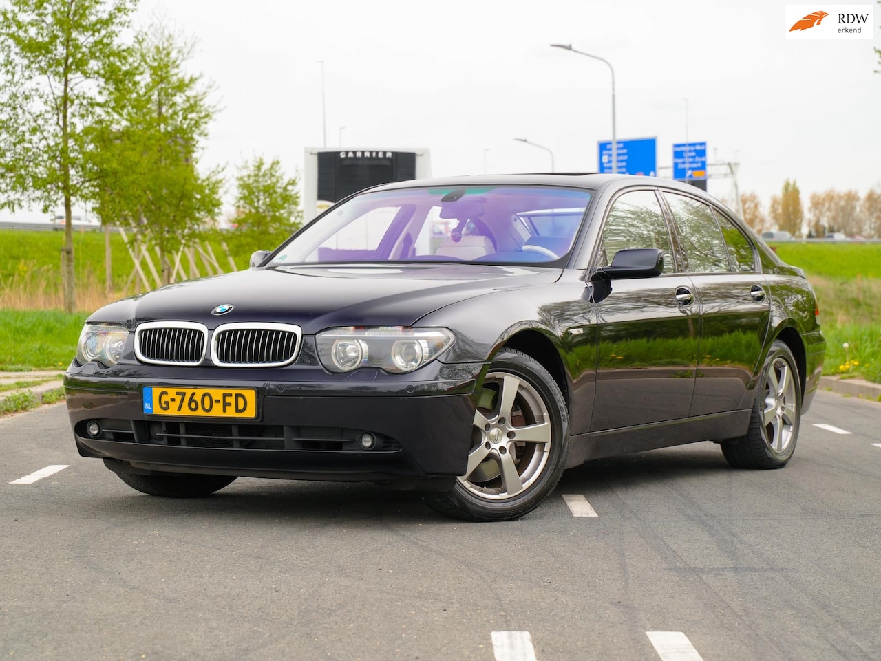 BMW 7-serie - 760i / YOUNGTIMER / OPEN DAK / ZEER NETTE STAAT / NET GROTE BEURT GEHAD / - AutoWereld.nl
