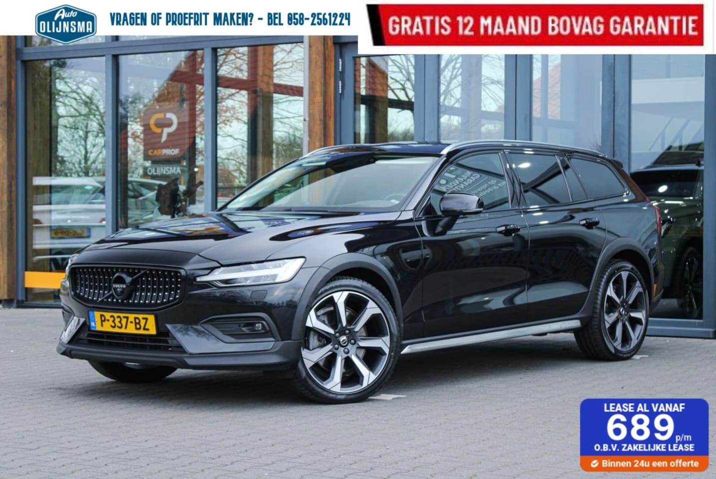 Volvo V60 Cross Country - 2.0 B5 AWD Pro|ACC|Massage|Stoelverwarming+Koeling|20"|Pano|Trekhaak - AutoWereld.nl