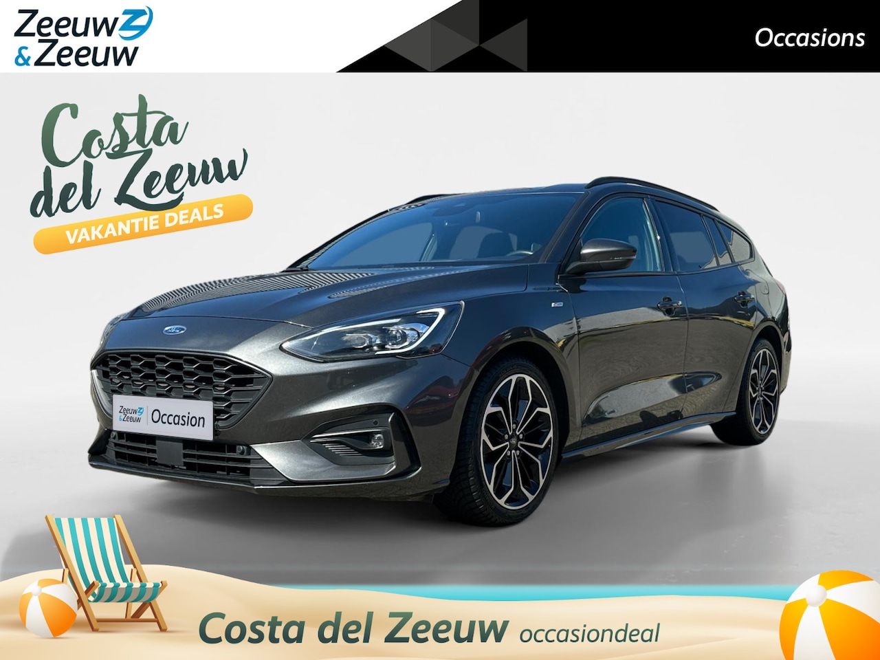 Ford Focus Wagon - 1.0 EcoBoost ST Line Business | Zeer nette auto | Navigatie | Apple carplay & Android auto - AutoWereld.nl
