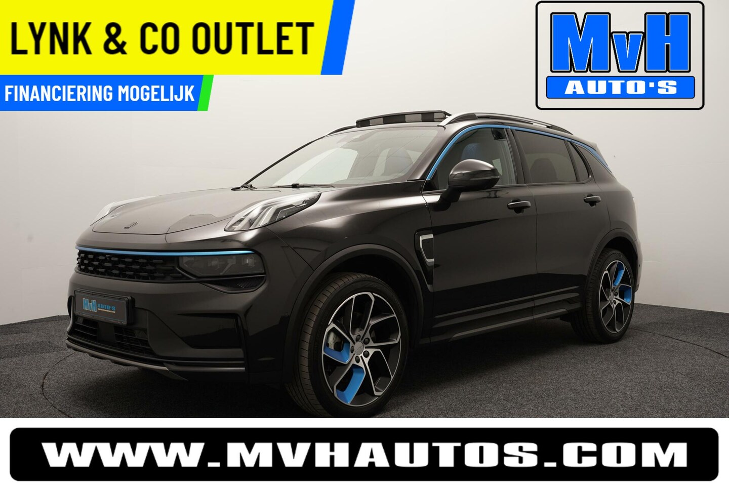 Lynk & Co 01 - 1.5 Plug-in Hybride|ZWARTE.HEMEL|360ºCAM|PANO|NAP - AutoWereld.nl