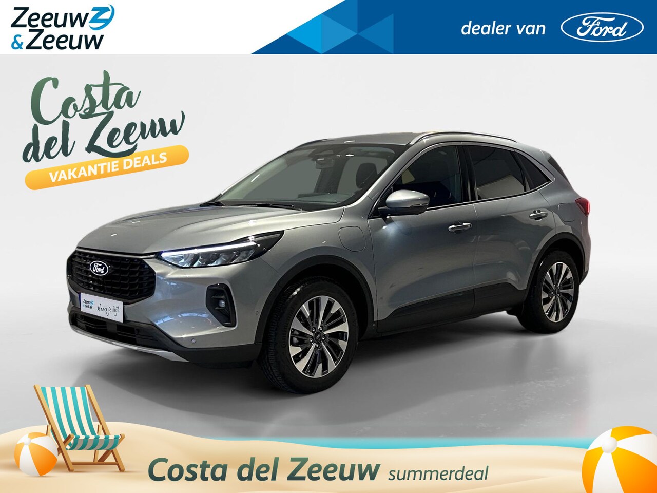 Ford Kuga - 2.5 PHEV Titanium 243pk automaat | €4.000.- korting | 0,99% rente | Nieuw te bestellen | N - AutoWereld.nl