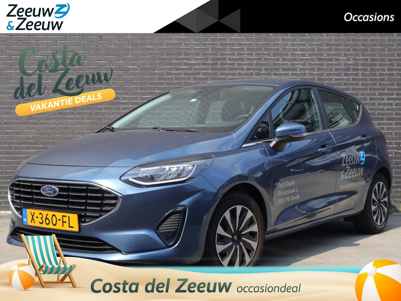 Ford Fiesta - 1.0 EcoBoost Hybrid Titanium 125pk | DEMO | Stoel- stuur en voorruitverwarming | Navigatie - AutoWereld.nl