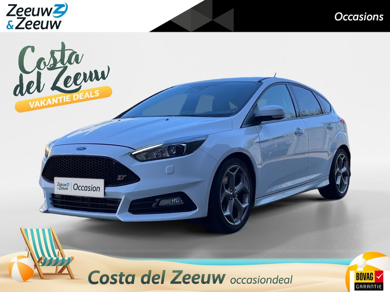 Ford Focus - 2.0 ST | 250PK! | Sportstoelen | Navi | Apple Carplay | Stoel/Stuurverwarming | Climate Co - AutoWereld.nl