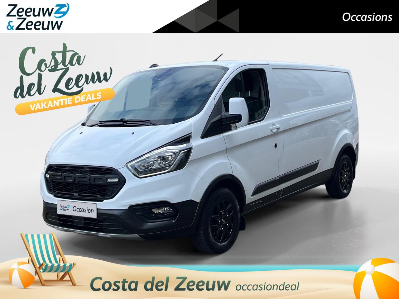 Ford Transit Custom - 300 2.0 TDCI L2H1 Trail | Apple/Android Carplay | Lederen bekleding | Voorruitverwarming | - AutoWereld.nl