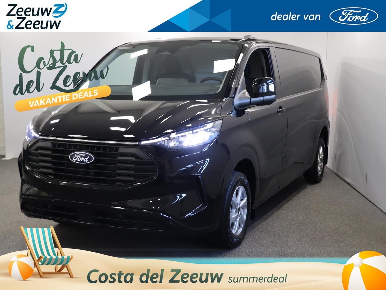 Ford Transit Custom - 300 2.0 L2H1 Limited Leveren uit VOORRAAD | Stoel/Voorruitverwarming | Navigatie | Airco | - AutoWereld.nl