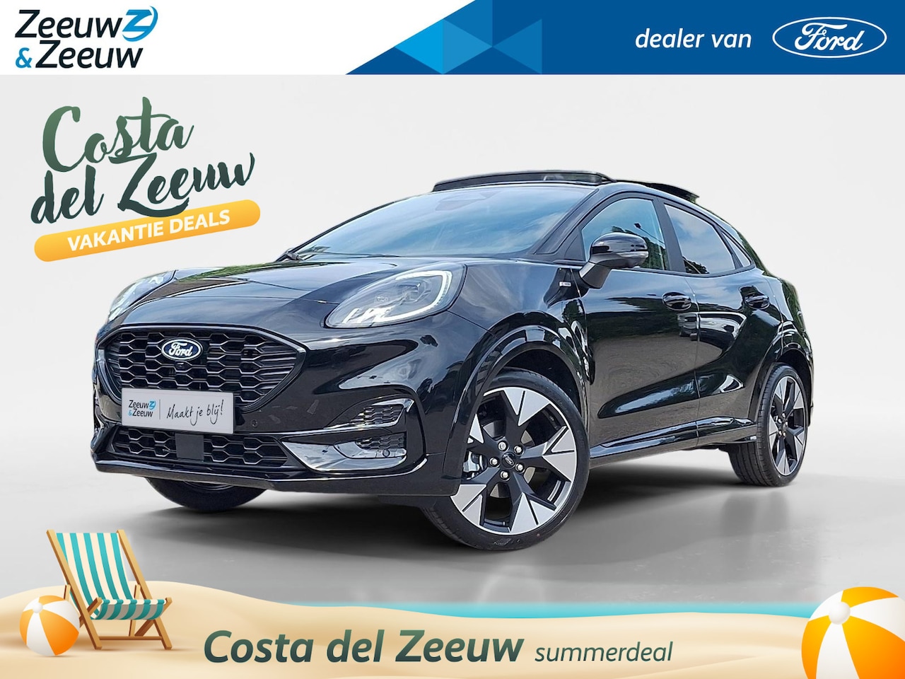 Ford Puma - 1.0 EcoBoost Hybrid ST-Line X | Winterpack | Driver Assistancepack | 19" Lichtmetaal | Pan - AutoWereld.nl