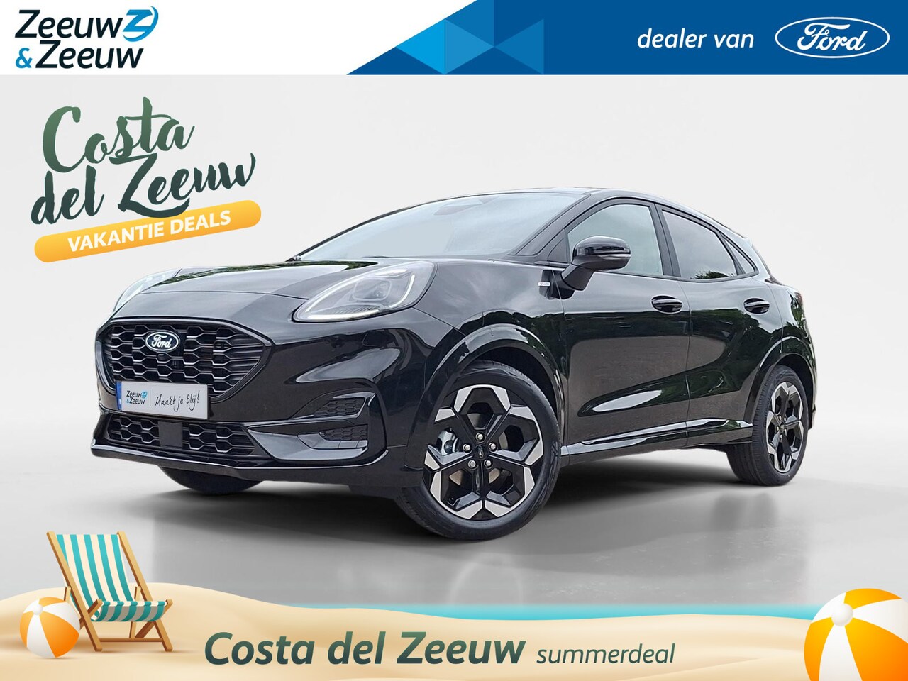 Ford Puma - 1.0 EcoBoost Hybrid ST-Line X | Winterpack | 18" Lichtmetaal | Camera | Apple Carplay&Andr - AutoWereld.nl