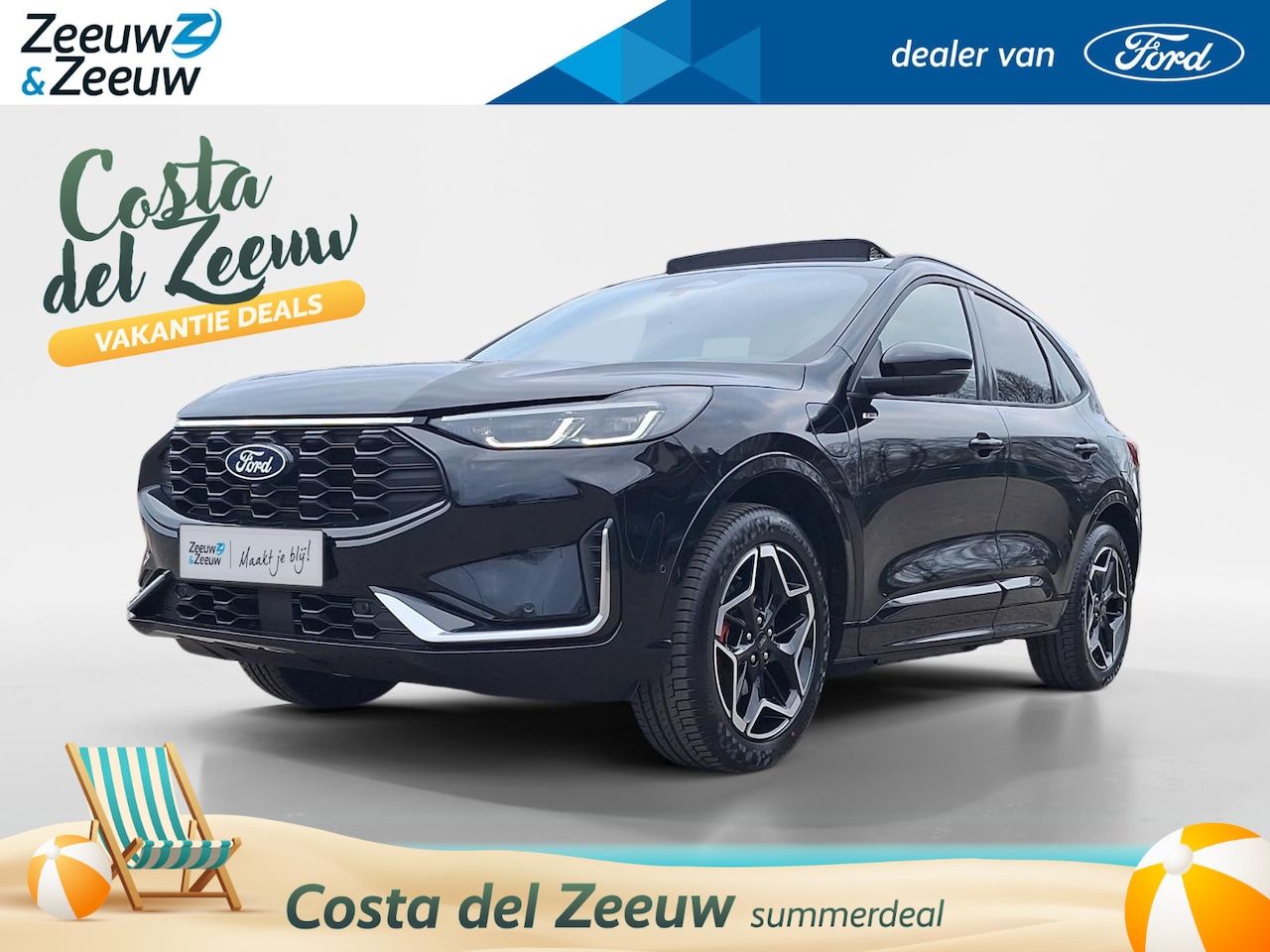 Ford Kuga - 2.5 PHEV ST-Line X | Winterpack | Driver assistancepack | El. Trekhaak | Panoramadak | 19" - AutoWereld.nl