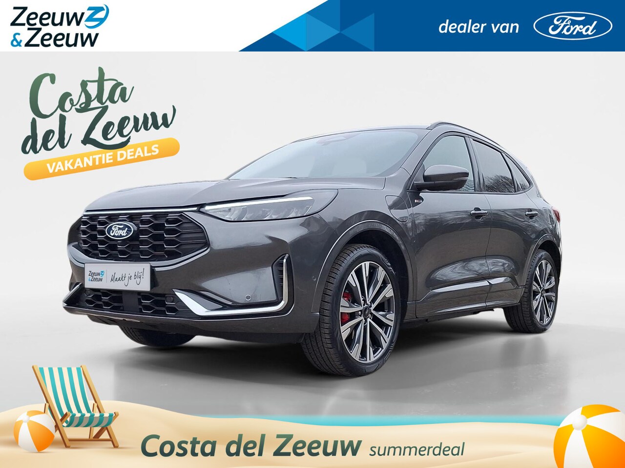 Ford Kuga - 2.5 PHEV ST-Line X Nieuw te bestellen | Winterpack | El. Trekhaak | 20" Lichtmetaal | 360C - AutoWereld.nl