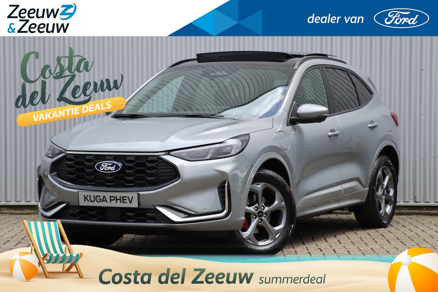 Ford Kuga - 2.5 PHEV ST-Line X | Nieuw model 2024 | €4000,- korting | Nieuw te bestellen |  2100 kg Tr - AutoWereld.nl