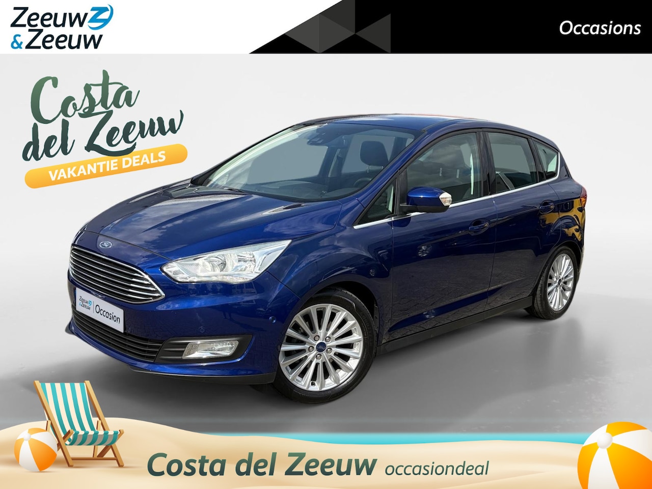 Ford C-Max - 1.0 Titanium | Full map navigatie | Advanced Technology Pack | 1ste Eigenaar | 12 Maanden - AutoWereld.nl