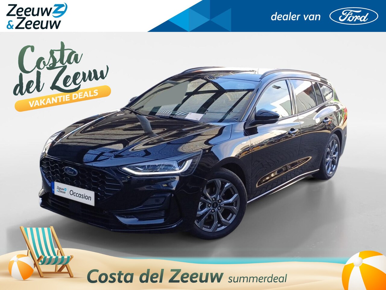 Ford Focus Wagon - 1.0 EcoBoost Hybrid ST Line | Driver Assistance Pack | Panorama dak | Automaat | 12 Maande - AutoWereld.nl
