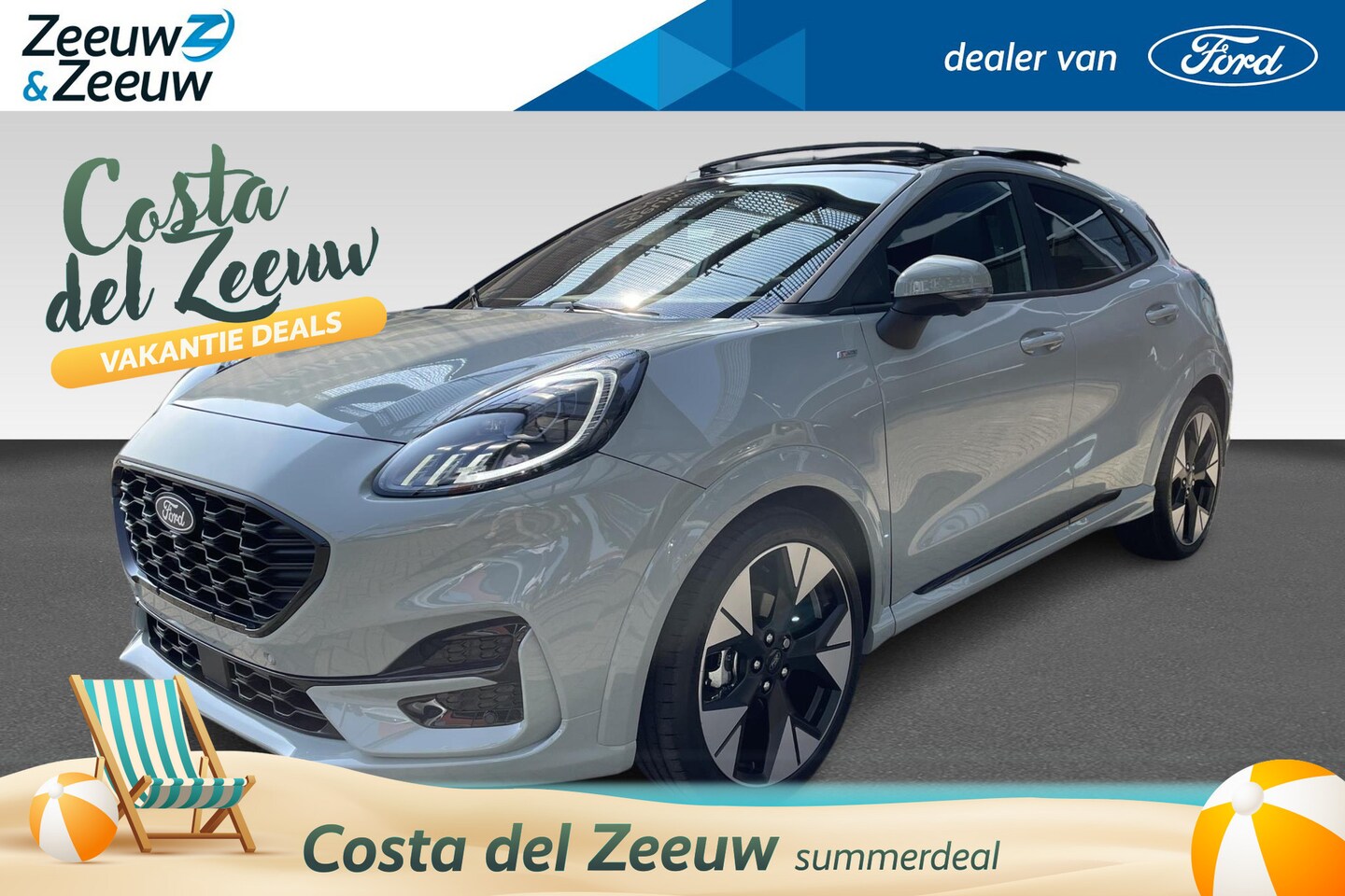 Ford Puma - 1.0 EcoBoost Hybrid ST-Line X | Actie rente 0.99 %| Nieuw te bestellen | 12"8 inch digital - AutoWereld.nl