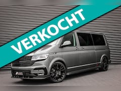 Volkswagen Transporter - 2.0 TDI L2H1 30 DC BULLI 199PK DUBBEL CABINE / LEDEREN BEKLEDING / PDC / VERLAGINGSVEREN /