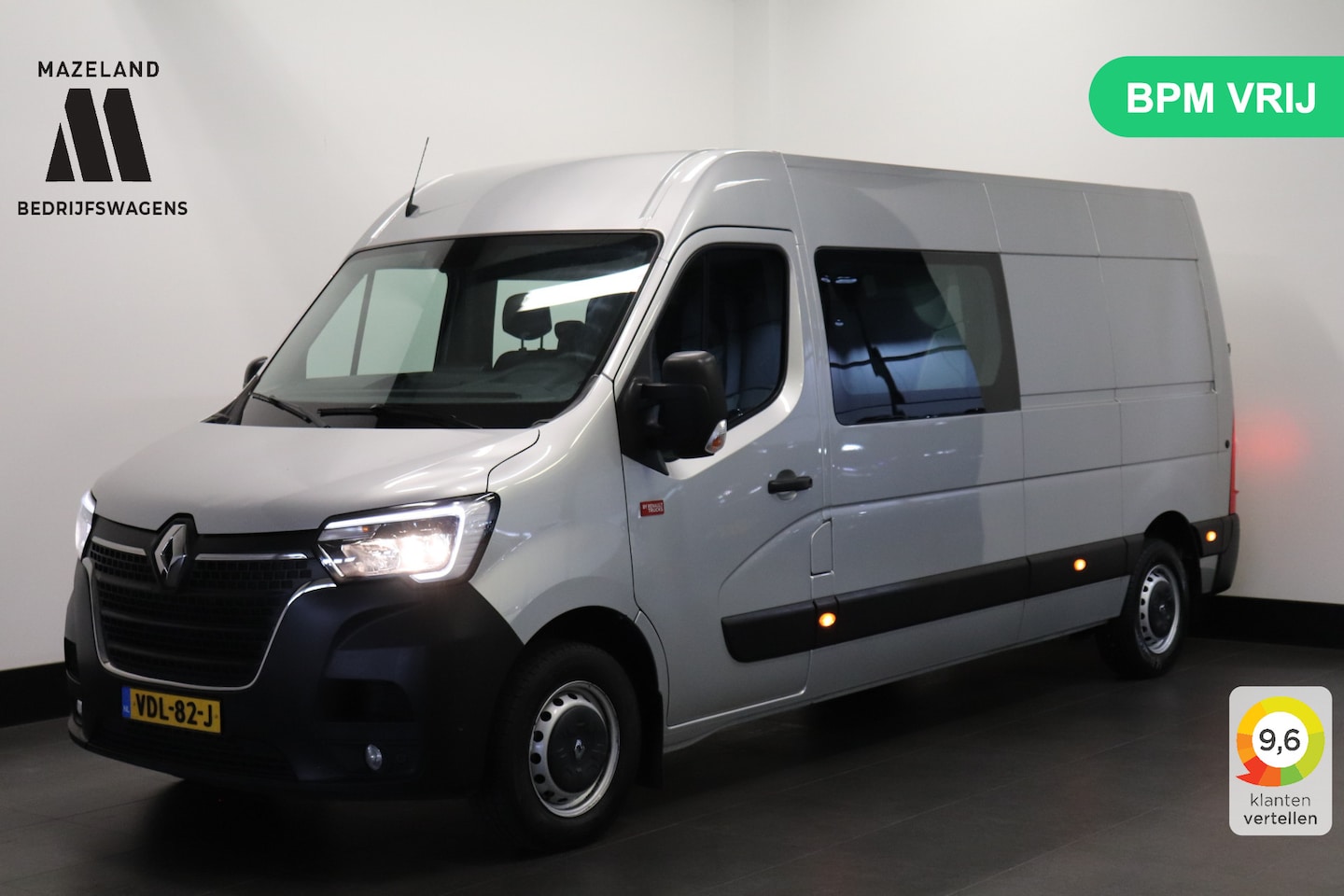 Renault Master - 2.3 dCi 136PK L3H2 Dubbele Cabine - EURO 6 - Airco - Navi - Cruise - PDC - € 22.950,- Excl - AutoWereld.nl