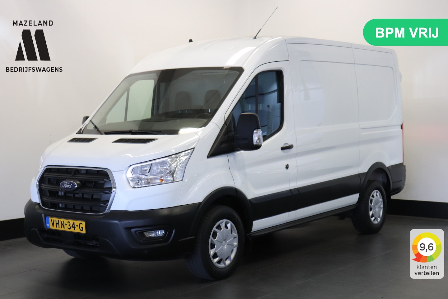Ford Transit - 2.0 TDCI 130PK Automaat L2H2 EURO 6 - Airco - Cruise - PDC - € 19.950,- Excl. - AutoWereld.nl