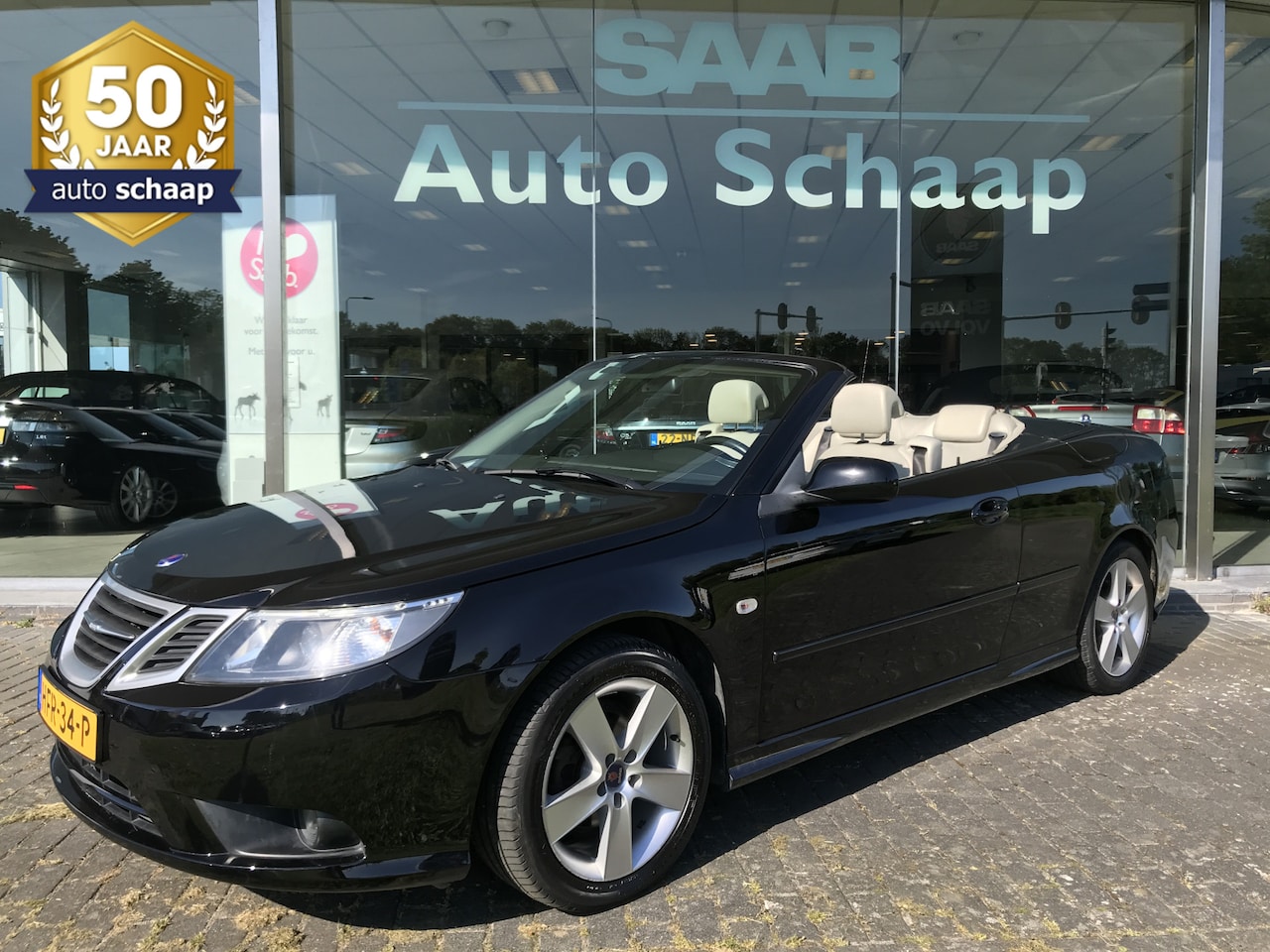 Saab 9-3 Cabrio - 1.8t Vector | Rijklaar incl garantie | M2008 Stoelverwarming Leer Parkeersensoren - AutoWereld.nl