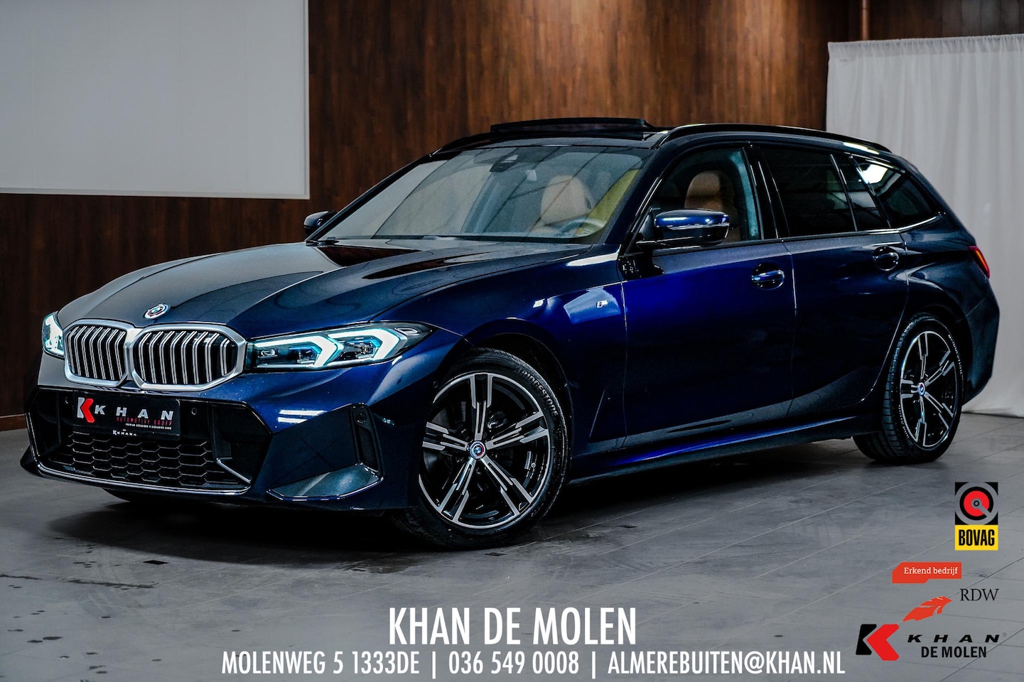BMW 3-serie Touring - 320i High Executive M-sport |Pano|Memor|Head-Up|Trekhaak - AutoWereld.nl
