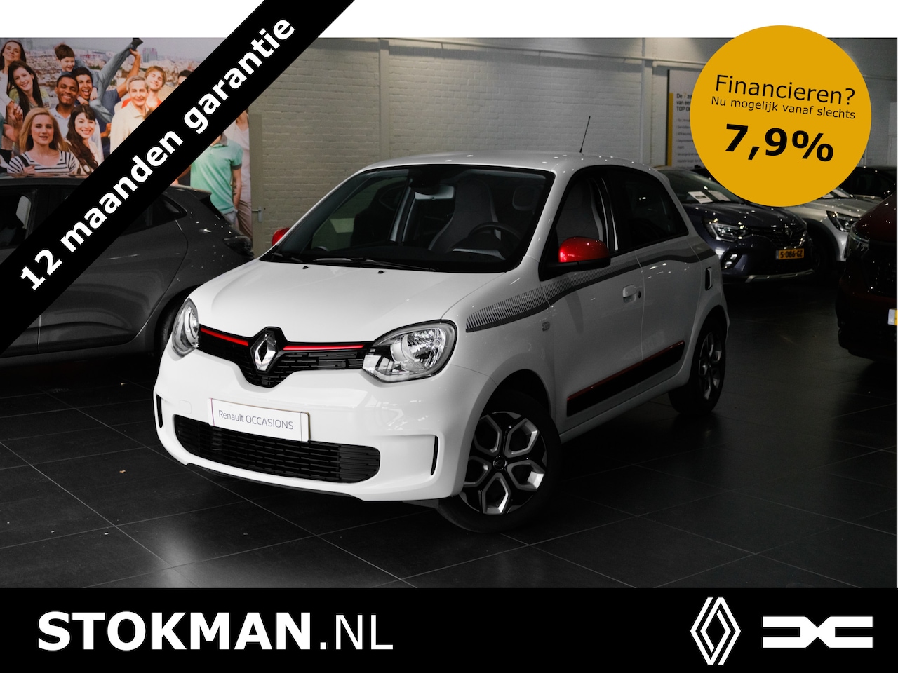 Renault Twingo - 1.0 SCe Collection | Airco | Radio-Bluetooth | Begrenzer | Striping en rode accenten | inc - AutoWereld.nl