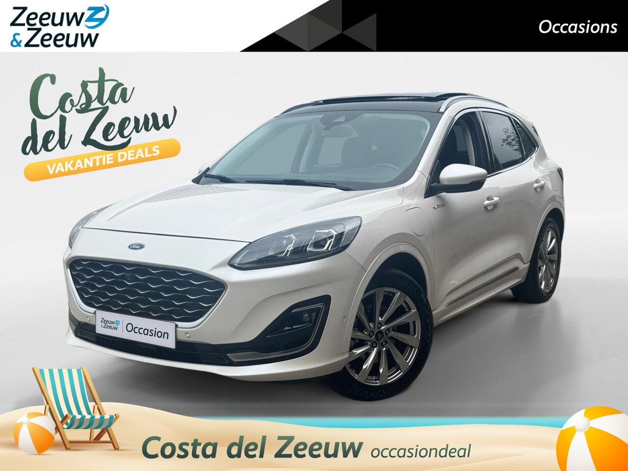 Ford Kuga - 2.5 PHEV Vignale | Driver Assistance Pack | Winterpack | Panorama dak | Lederen Stoelen | - AutoWereld.nl