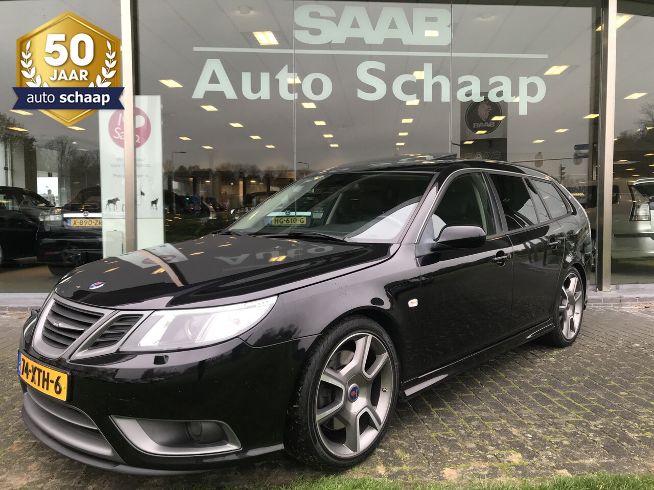 Saab 9-3 Sport Estate - 2.8 T V6 Turbo X Automaat | Rijklaar | Schuifdak 19 inch Bose Xenon meesturend - AutoWereld.nl
