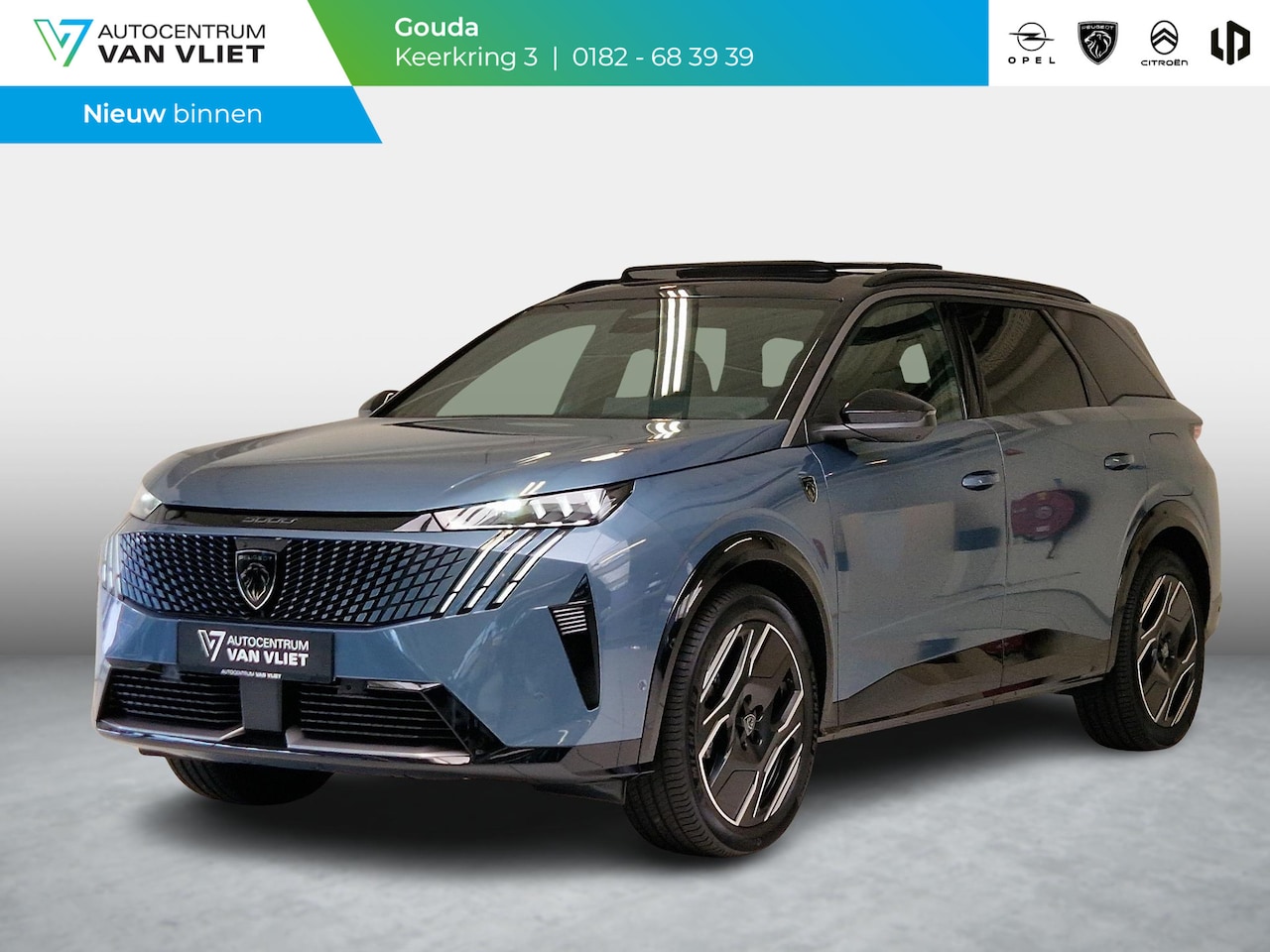 Peugeot e-5008 - GT Avantage 73 kWh Warmtepomp | Nappa Leder | Panoramisch Schuifdak | Stoelverwarming voor - AutoWereld.nl