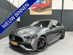 Mercedes-Benz C-klasse - 180 AMG Line Automaat - Leder - Navigatie - Camera - Panoramadak - Full Option - Nieuwstaa