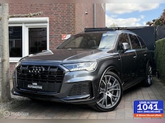 Audi Q7 - 55 TFSI e quattro S-Line Matrix Pano Luchtvering HUD Memory 22 Inch 360 Camera Standkachel
