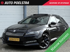 Skoda Superb Combi - 1.4 TSI 218 PK iV Sportline Business Panoramadak Trekhaak Matrix LED Rondomzicht Camera AC