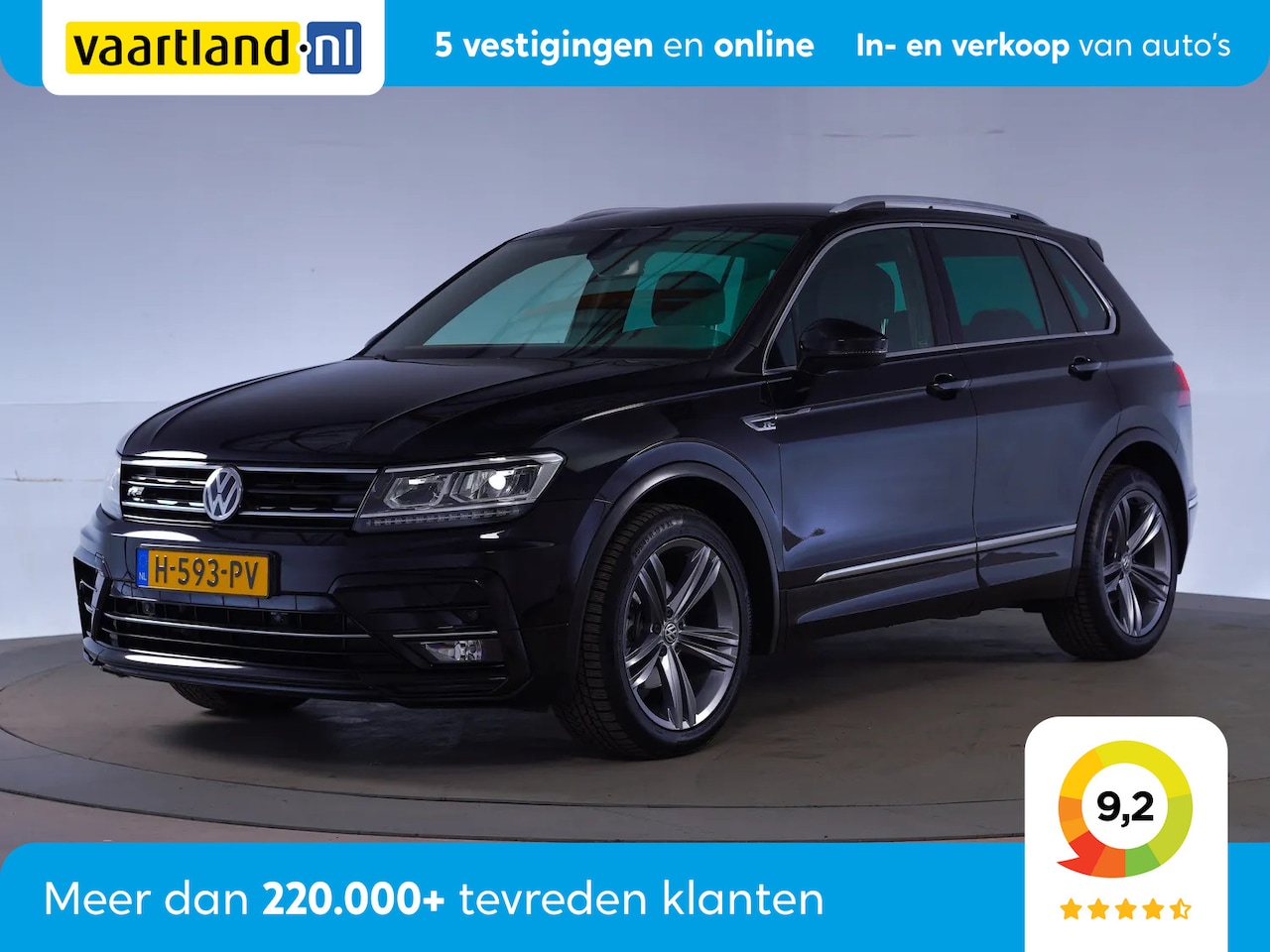 Volkswagen Tiguan - 1.5 TSI 150pk Highline R Line Aut. [ LED Virtual Dynaudio Trekhaak ] - AutoWereld.nl