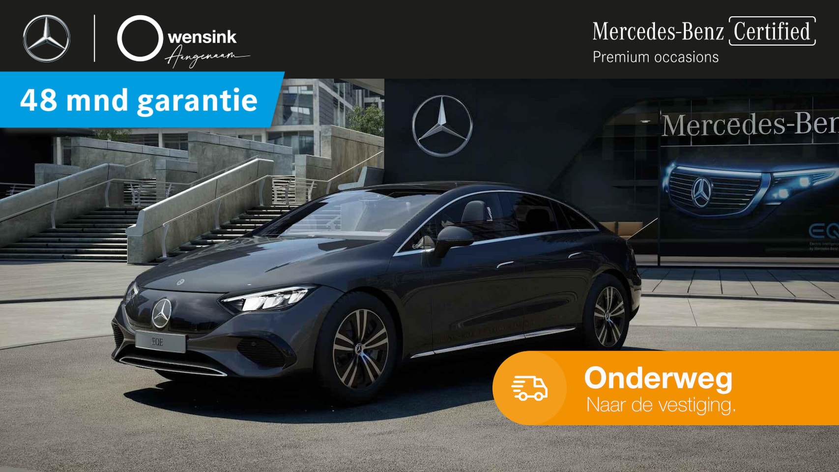Mercedes-Benz EQE - 300 Business Edition 89 kWh | Panoramadak | Getint glas | Widescreen | - AutoWereld.nl