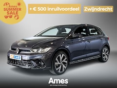 Volkswagen Polo - 1.0 95pk TSI R-Line | 'Bergamo' 17 inch in zwart/gepolijst | Licht & Zicht Pakket | Achter