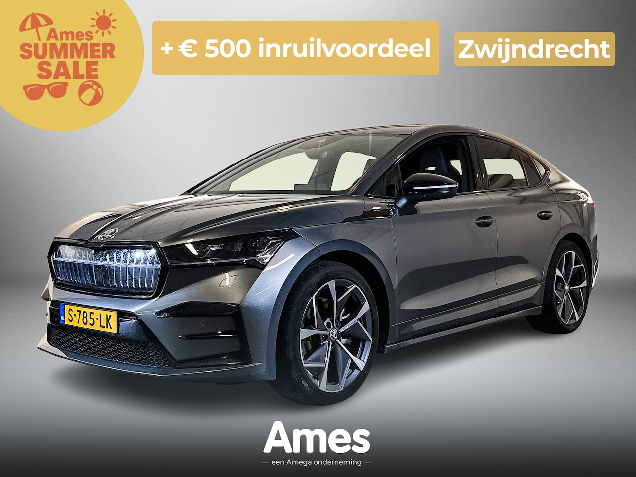 Skoda Enyaq Coupé iV - 80 RS 300pk | 21" lichtmetalen velgen | Warmtepomp | Verwarmbare voorstoelen - AutoWereld.nl