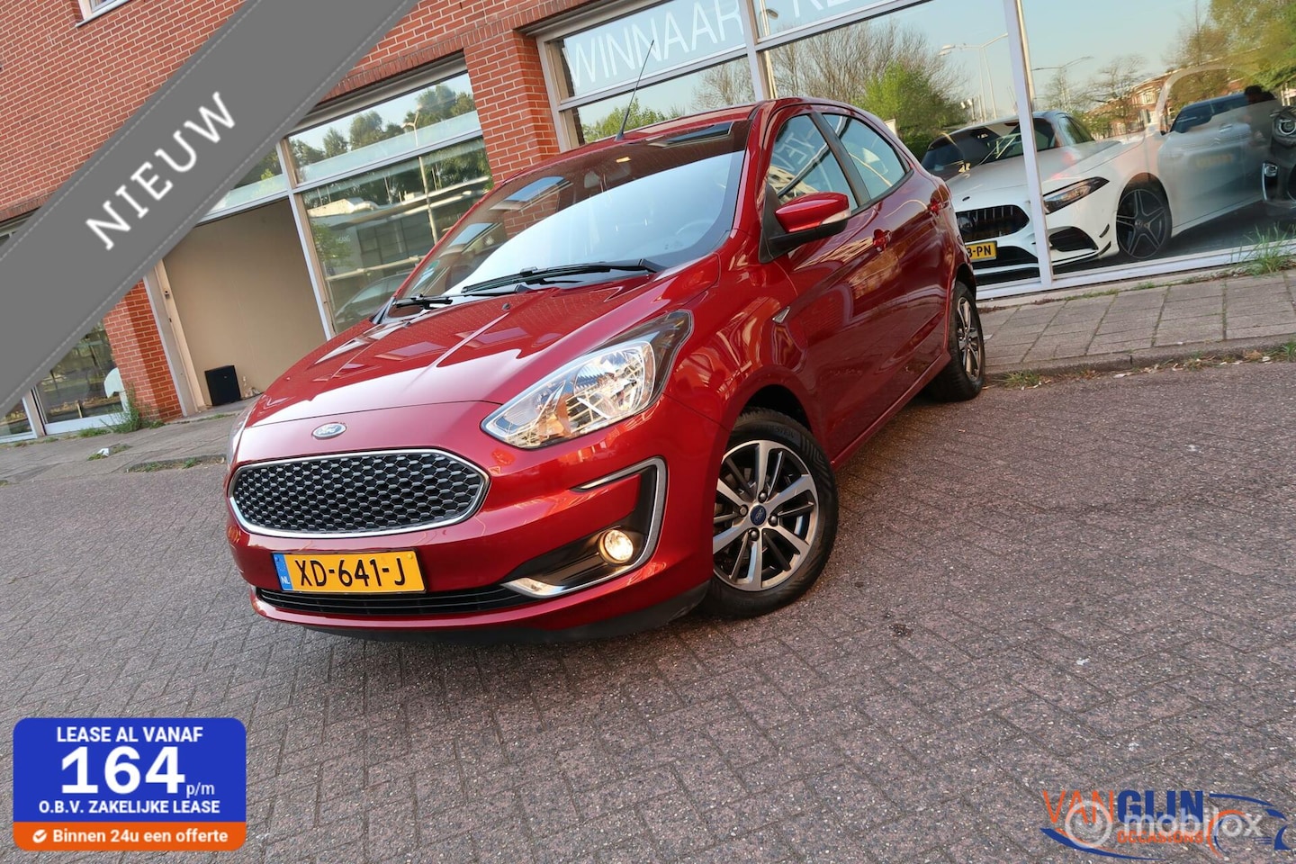 Ford Ka - 1.2 Trend Ultimate Carplay Navi Airco 1e Eigenaar - AutoWereld.nl