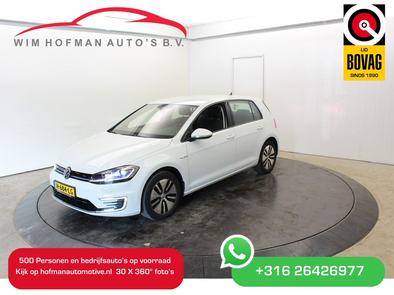 Volkswagen e-Golf - E-DITION Warmtepomp CCS Cam Stoelverwarming AUT. Adaptive Cruise Apple Carplay Android Nav - AutoWereld.nl
