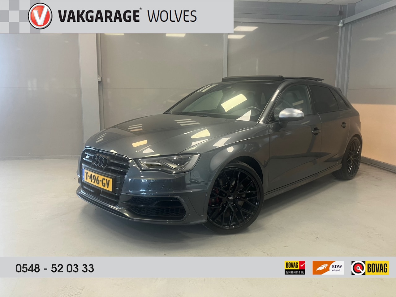 Audi A3 Sportback - 2.0 TFSI S3 quattro |PANODAK | VOL LEER | 19"LM VELGEN | B&O | - AutoWereld.nl