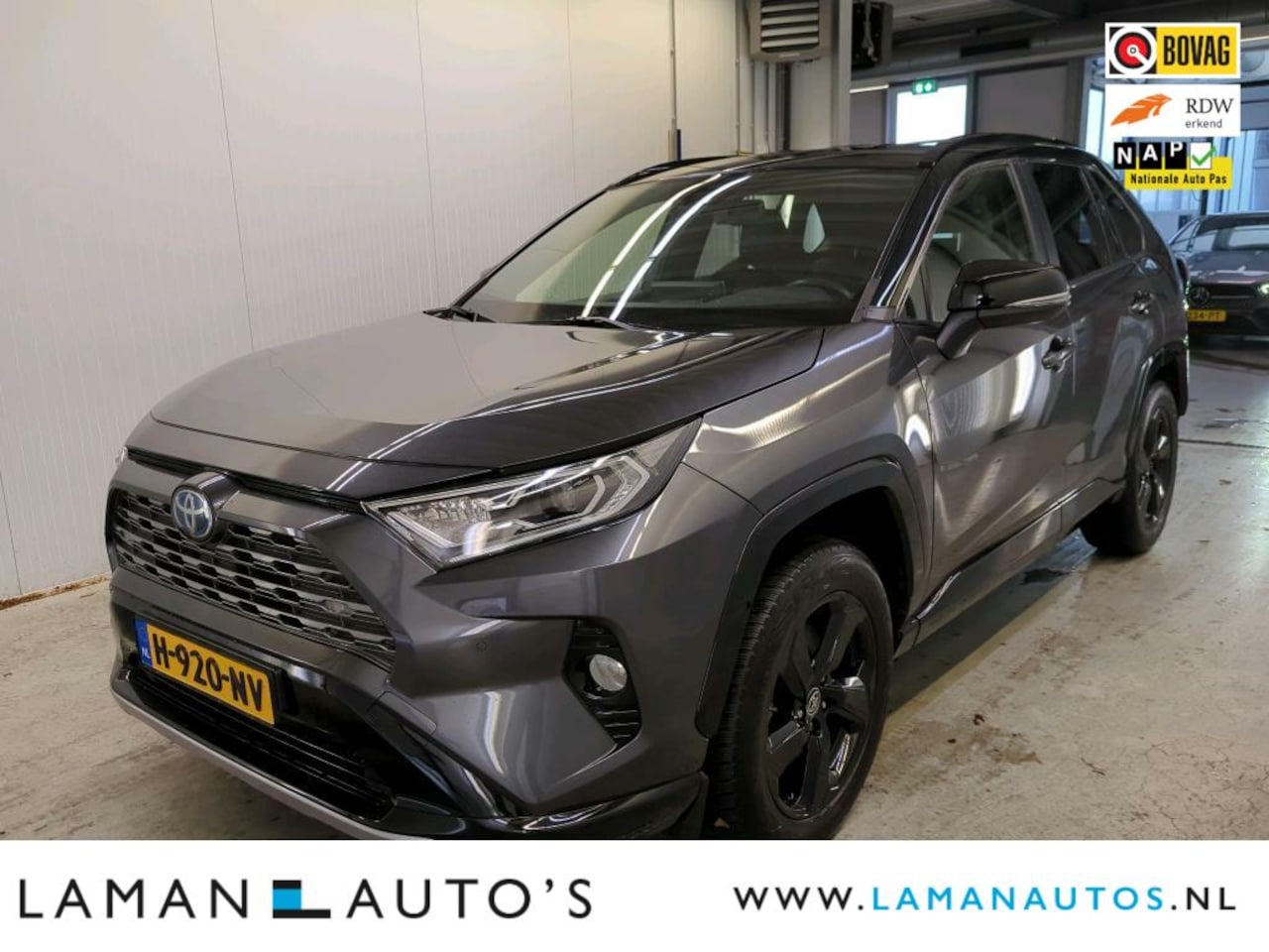 Toyota RAV4 - 2.5 Hybrid 218pk Bi-Tone | Trekhaak JBL CarPlay Halfleder ECC Nav 18" LMV ACC Camera Metal - AutoWereld.nl