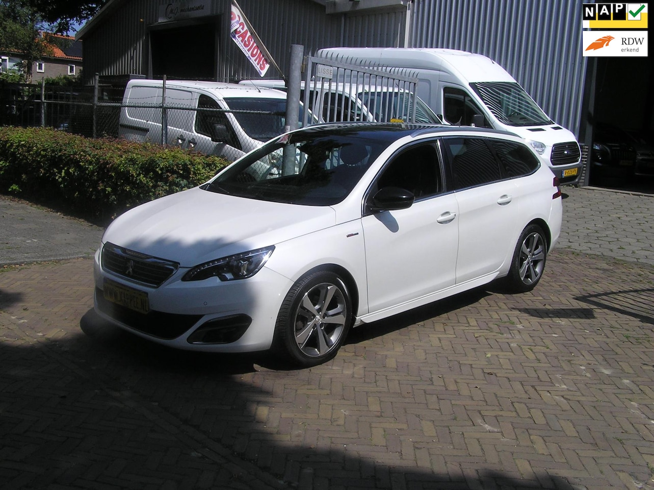 Peugeot 308 SW - 1.2 PureTech GT-line 173 d km nap automaat airco navi nieuwe apk - AutoWereld.nl