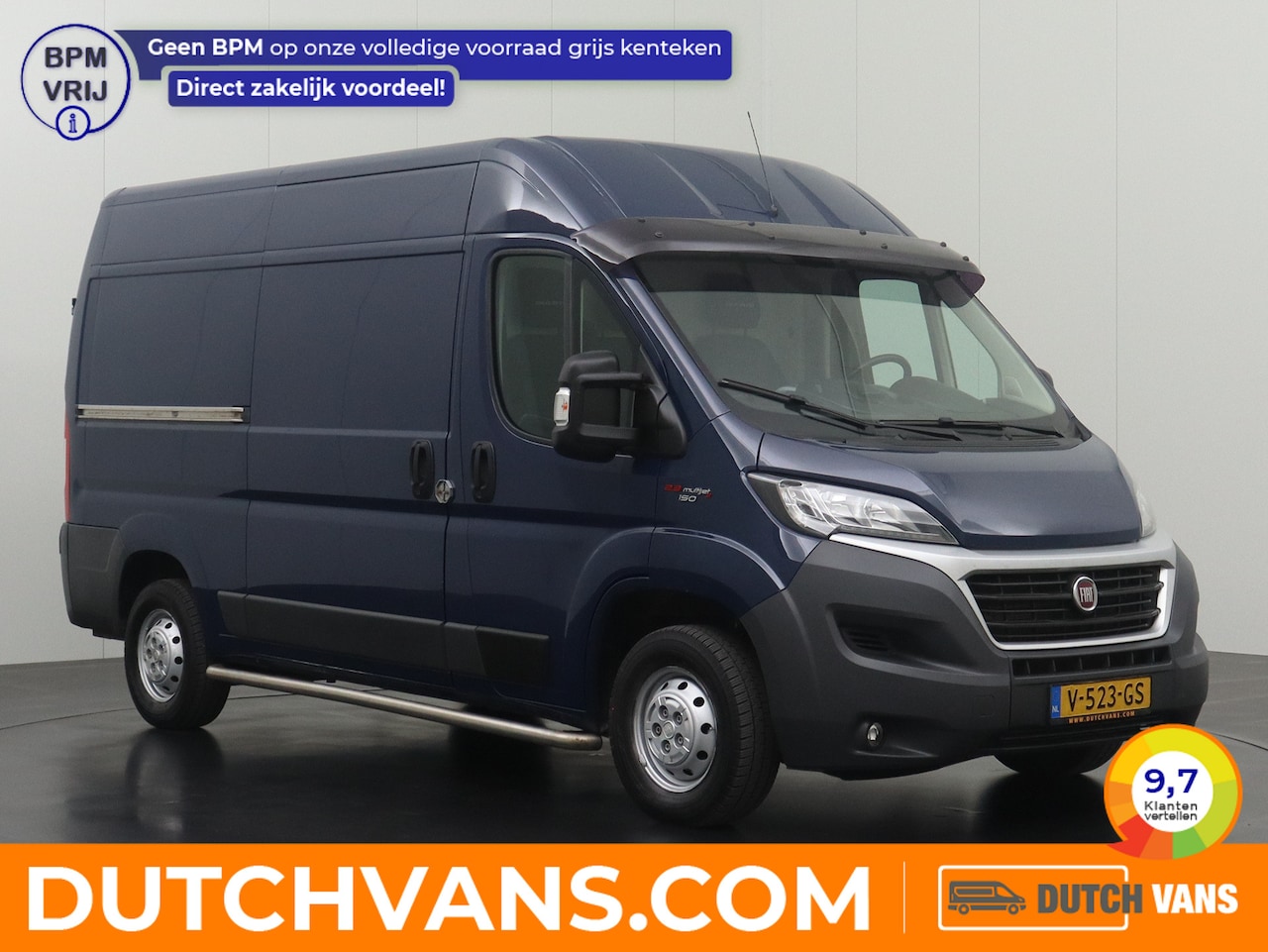 Fiat Ducato - 2.3MultiJet 150PK Automaat L2H2 | Navigatie | Airco | 3-Persoons | 2500Kg Trekhaak - AutoWereld.nl